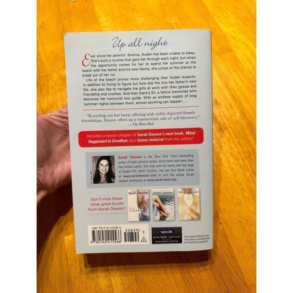 Sarah Dessen Along For The Ride Book - Picture 2 of 2